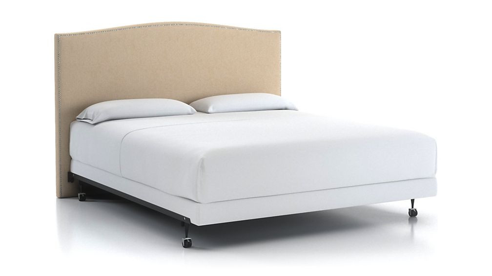 Colette California King Upholstered Headboard 52.5" + Reviews | Crate and Barrel | Crate & Barrel
