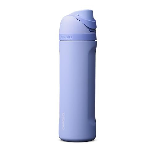 Owala FreeSip Insulated Stainless Steel Water Bottle with Straw, BPA-Free Sports Water Bottle, Great for Travel, 24 Oz, Out of the Blue | Amazon (US)