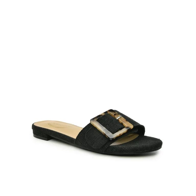 Scoop Women's Buckle Slide Sandal | Walmart (US)