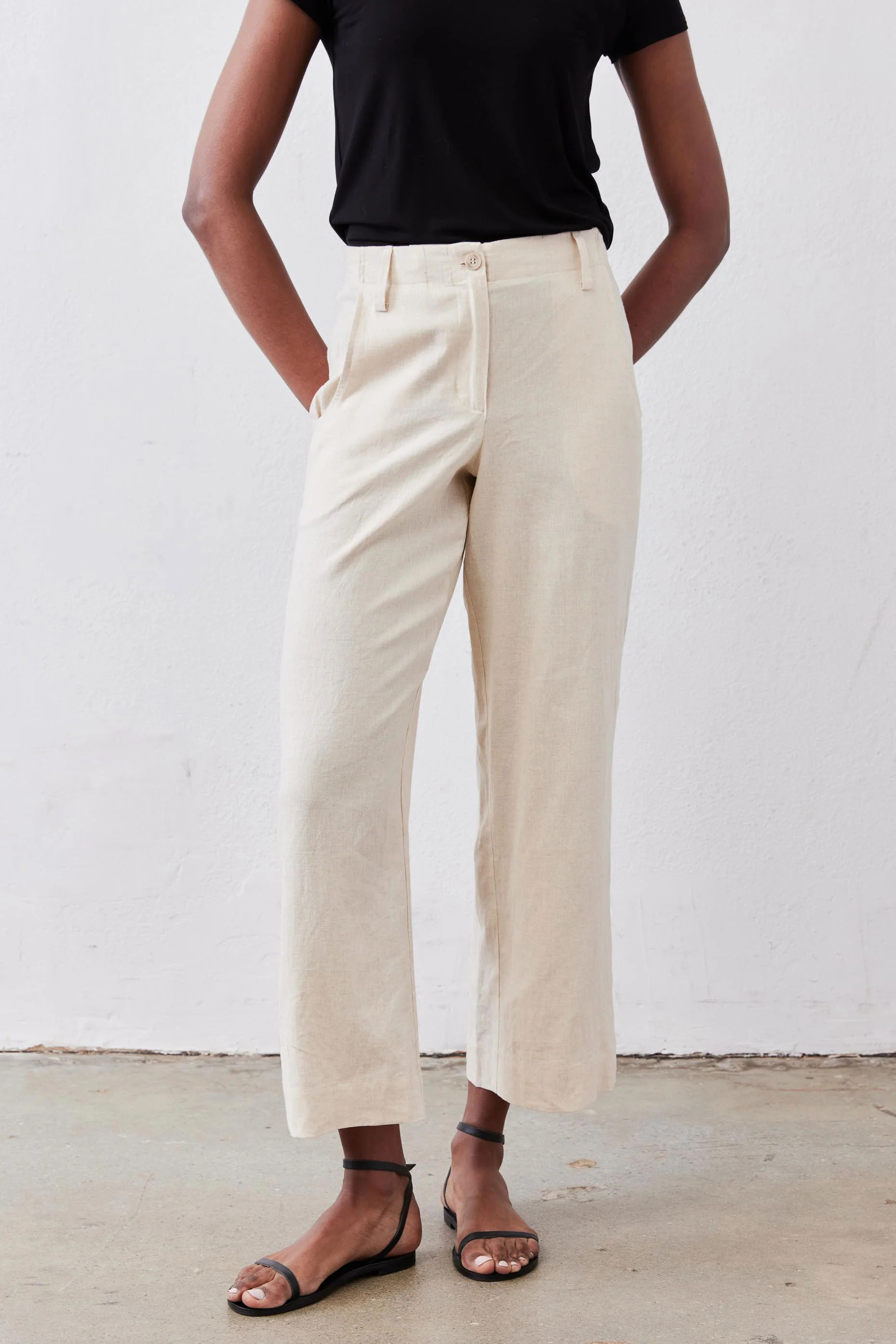 Linen A-Line Pants | Ruti