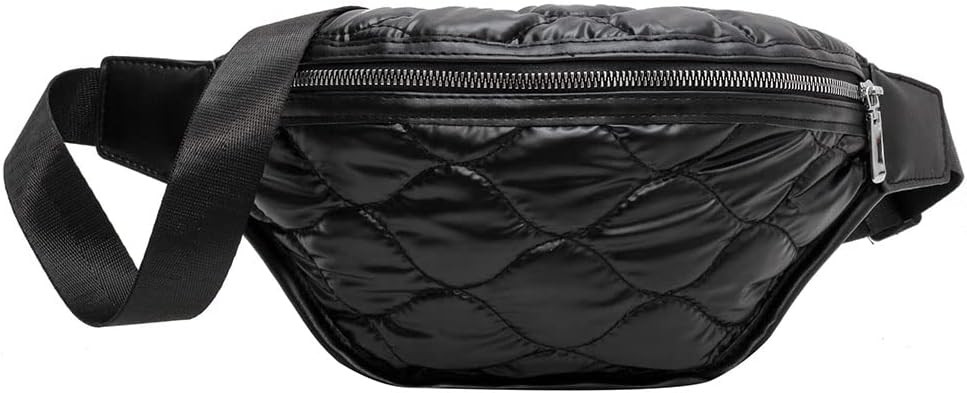 Women Waist Pack Cotton Padded Quilted Female Shoulder Bag Waterproof Belt Bum Bag for Travel for... | Amazon (US)
