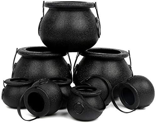 Amazon.com: CCINEE Black Cauldron with Handle,Plastic Candy Kettle Bucket for St.Patrick's Day,Hallo | Amazon (US)