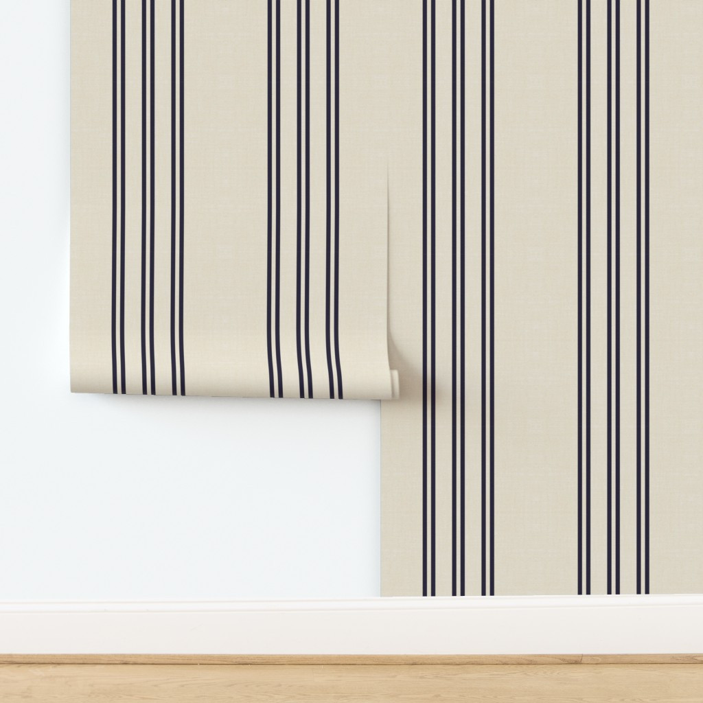 742AEGEAN STRIPE NAVY Wallpaper byholli_zollinger | Spoonflower