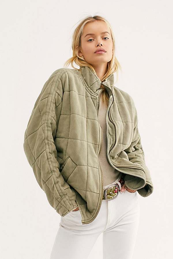 Dolman Quilted Knit Jacket by Free People | Free People (Global - UK&FR Excluded)