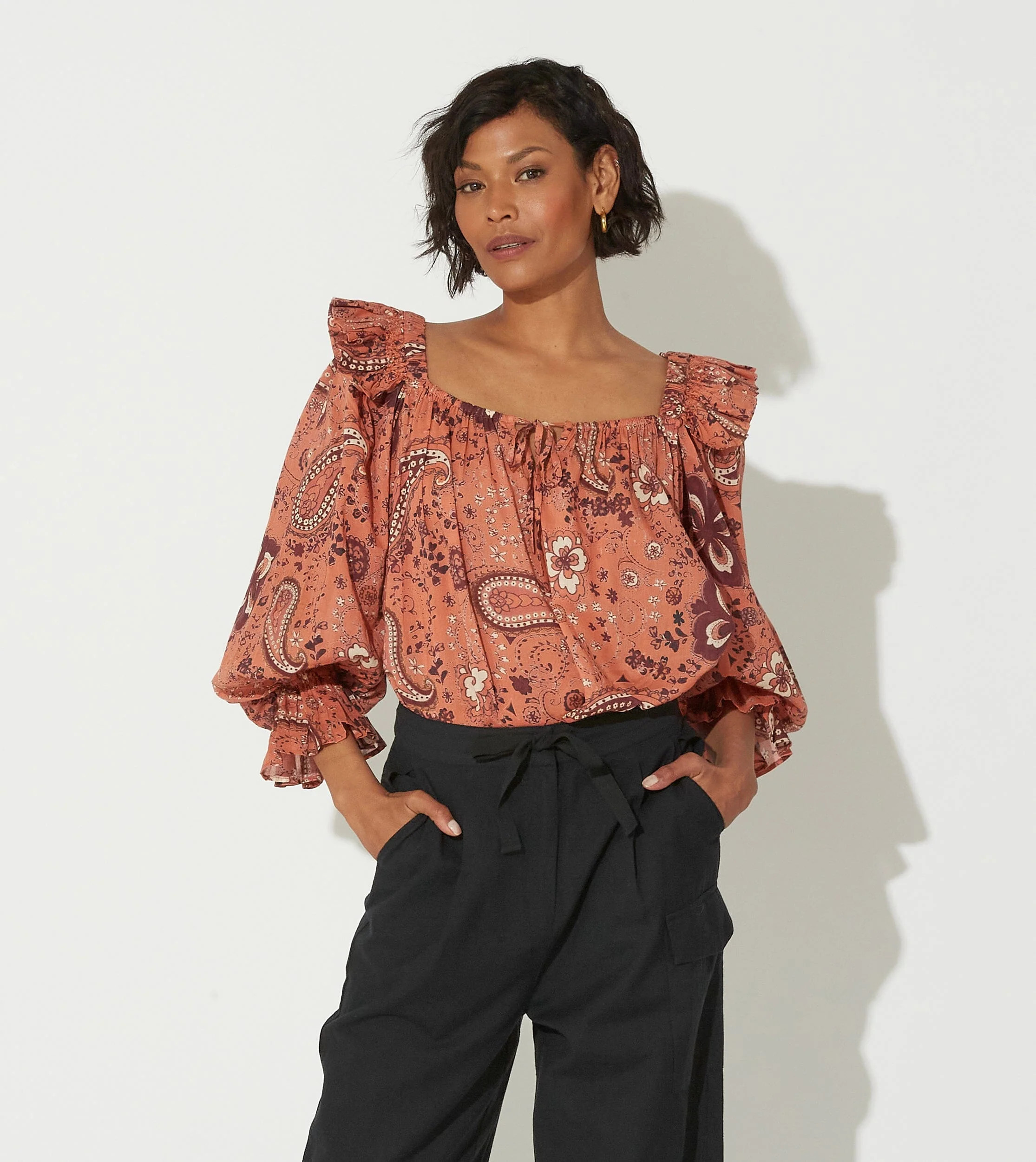 Shop Neve Blouse | Cleobella | Cleobella LLC