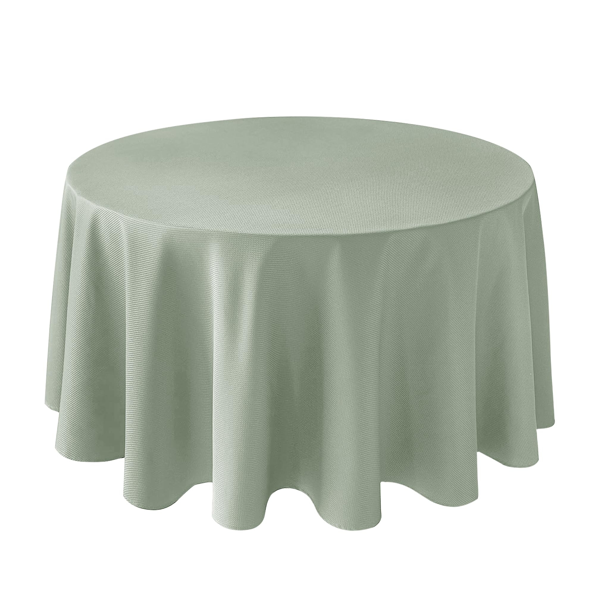 Biscaynebay Mantel redondo de tela de 90 pulgadas para exteriores, mantel plegable pequeño de li... | Amazon (US)