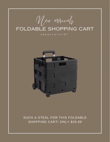 Such a great deal for this foldable compact shopping cart

#LTKfindsunder50 #LTKhome #LTKsalealert