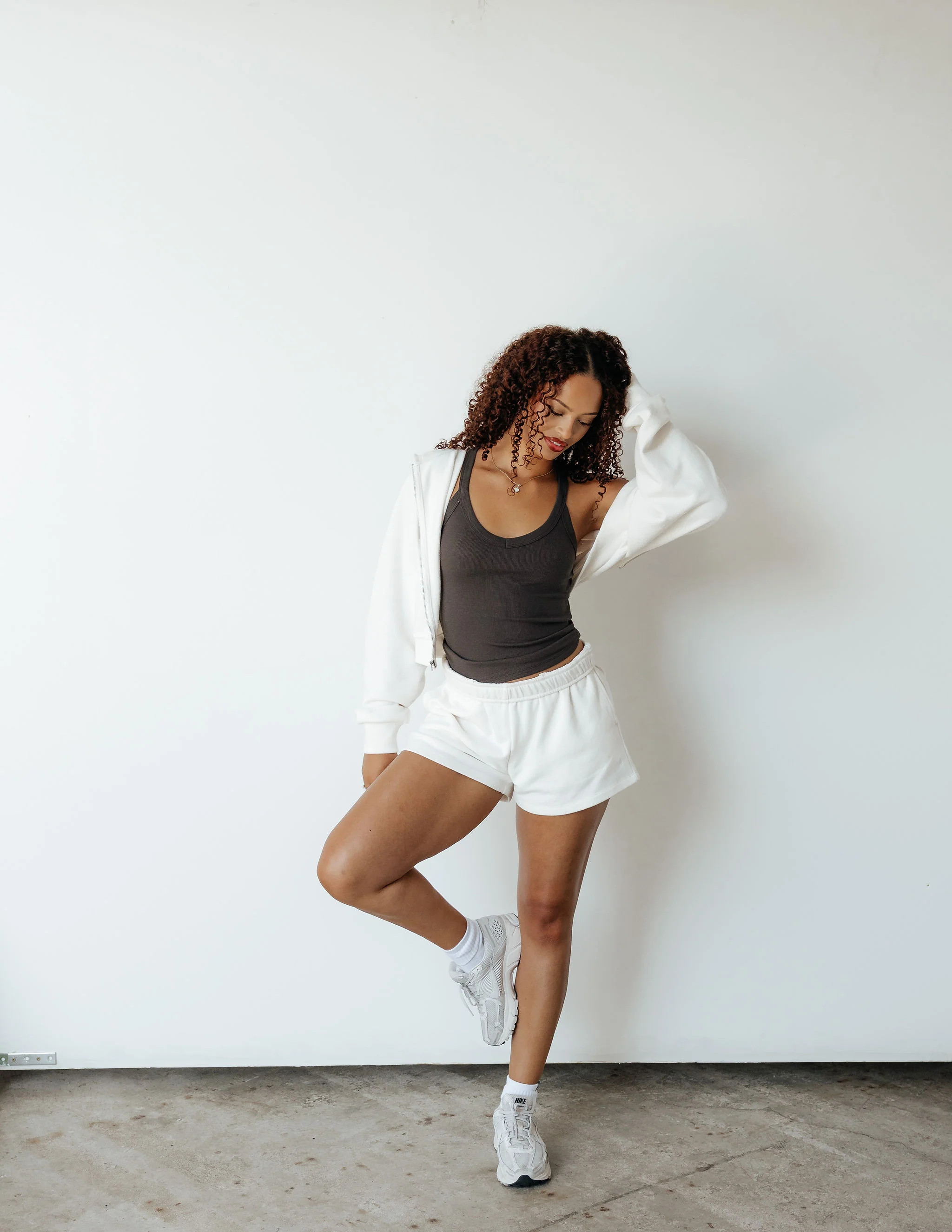 TerrySoft Cropped Zip Up | PTULA