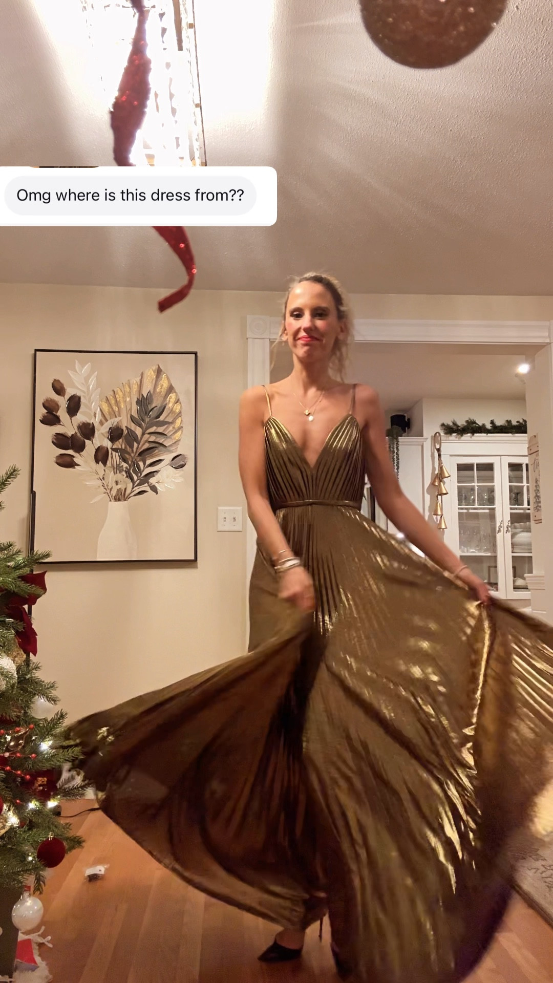 Fit check plot trust! Dress is a jumpsuit… AND ever better, it has pockets! ✨✨✨

#LTKStyleTip #LTKParties #LTKHoliday