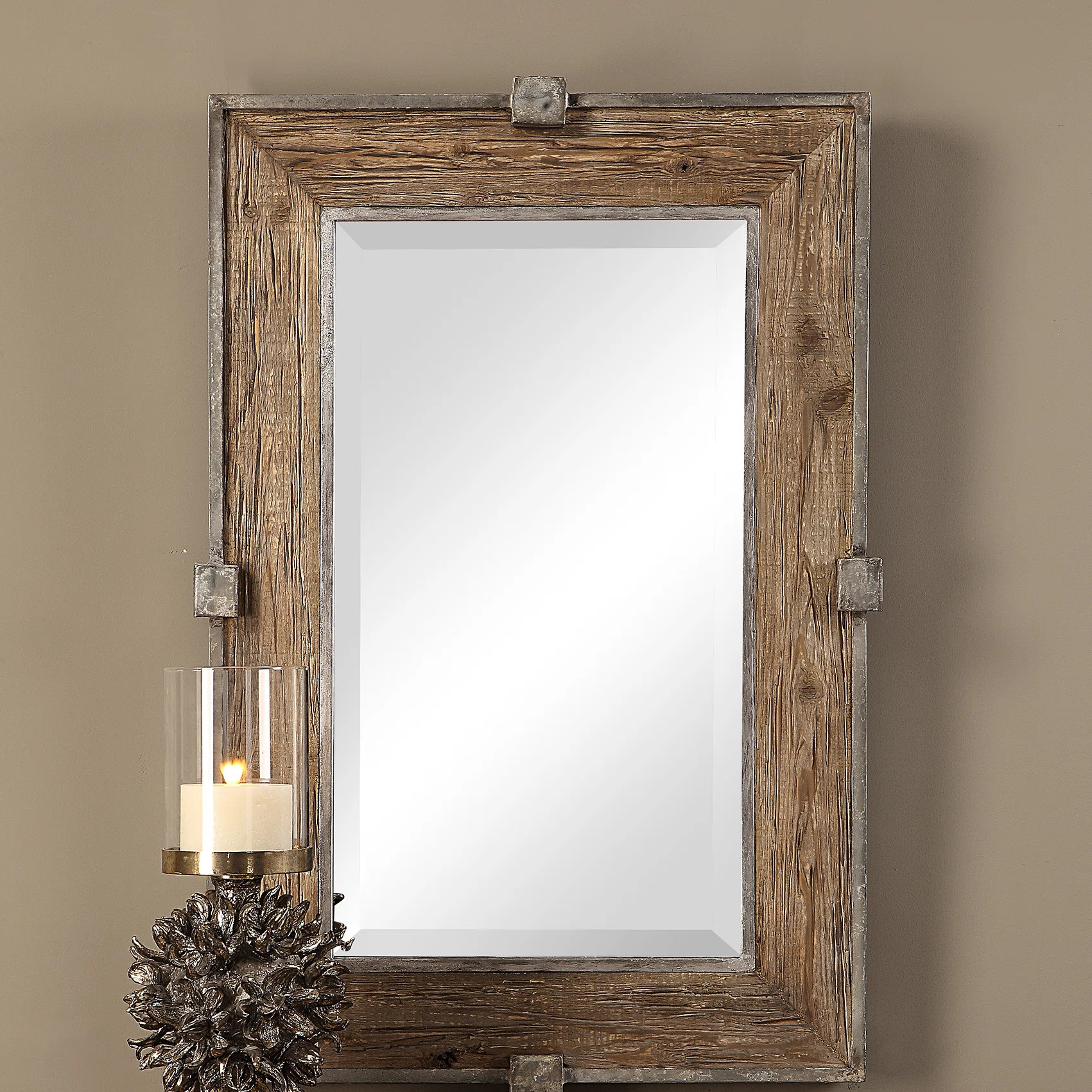 Caney Wood Flat Mirror | Wayfair North America