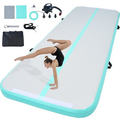 Gymnastics Air Mat 10 ft, 4 Inch Inflatable Tumbling Mat with Electric Pump, Tumble Track for Home Gym Yoga Cheerleading | Target