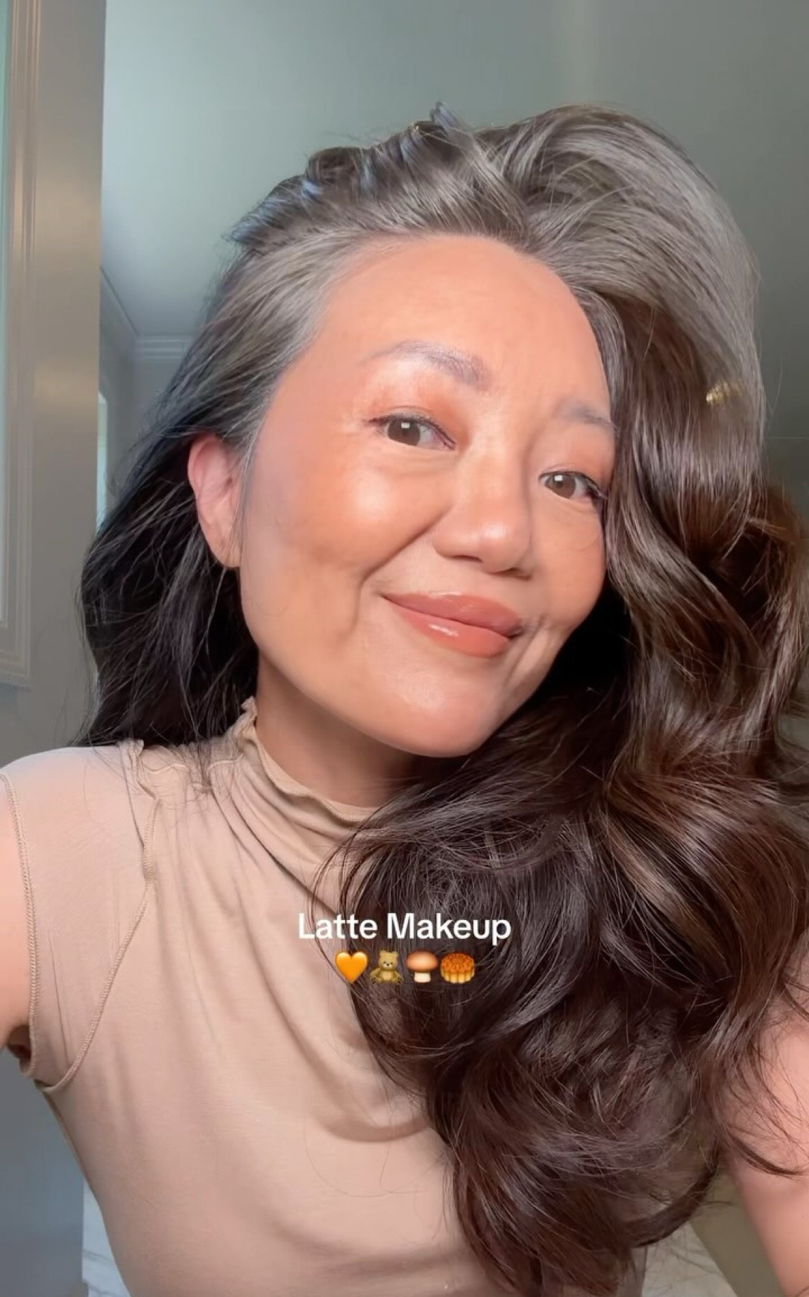 POV it’s 2075 and my worst fear has been realized — I’m still here doing GRWMs.. ✌🏻😂😅😭 

@kosas DreamBeam in SunLit
@itcosmetics CC Cream in Light
@drunkelephant D Drops
@rarebeauty Highlighter in Flaunt
@narsissist Liquid Blush 
@narsissist Bronzer Laguna
@kosas Undressed Eyeshadow
@makeupbymario Warm Eyeshadow Palette
@personacosmetics Eyeshadow 
@personacosmetics Brown Eyeliner
@rarebeauty Liquid Eyeliner
@lancomeofficial Mascara
@kosas Hotliner in Max
@yslbeauty Lip Oil in 240
@kosas Lipgloss in Bare

#makeup #makeuptutorials #lattemakeup #asianmakeuptutorial #asianmakeup #brownmakeup #latte #kosas #makeupadvice #beautytutorials #beautymusthave #skincaresecrets #naturalmakeuplooks #makeupgoal #naturalmakeuptutorial #skintip #skincarehacks #makeuptricks #makeupessentials #makeuptipsandtricks