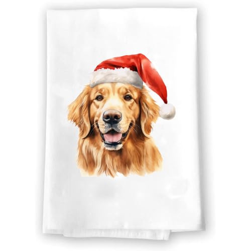 Adorable Christmas Kitchen Hand Towel | Golden Retriever | Pet Animal Lover Gifts | Amazon (US)