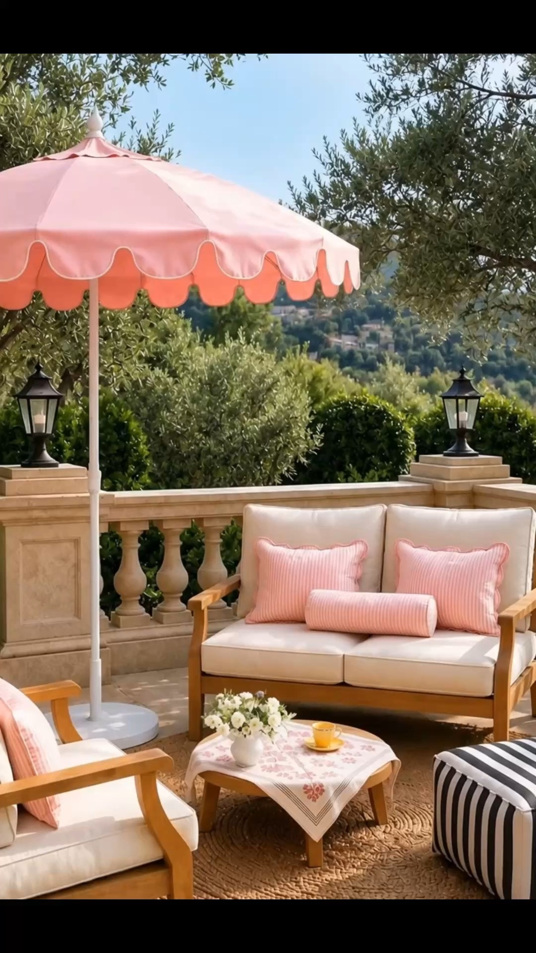 This patio was designed for exactly this kind of Friday morning. ☀️☕

A comfortable teak loveseat, a matching lounge chair, a scalloped umbrella, and a simple espresso are all you need to slow down and ease into the weekend. Summer isn’t about doing more—it’s about creating a space that invites you to stay a little longer and enjoy the moment.

I sourced the teak loveseat, lounge chair, outdoor umbrella, and espresso cups from my favorite Amazon Prime Day deals, making it the perfect time to refresh your outdoor living space.

I also layered in a few beautiful Anthropologie accents throughout the design, and they’re currently offering 20% off apparel, accessories, shoes, beauty, home, and furniture with code ANTHRO20 (minimum $100 purchase, through Sunday).

Everything is linked in my LTK. Wishing you a beautiful weekend and plenty of coffee moments on the patio. 🤍

#AmazonPrimeDay #AmazonDeals #Anthropologie #AnthroHome #LTKHome #CoffeeMoment #MorningCoffee #SummerPatio #PatioDesign #OutdoorLiving #OutdoorLoveseat #OutdoorLoungeChair #ScallopedUmbrella #EspressoCup #WeekendVibes #BackyardInspiration

#LTKdayinmylife #LTKHome #LTKSaleAlert