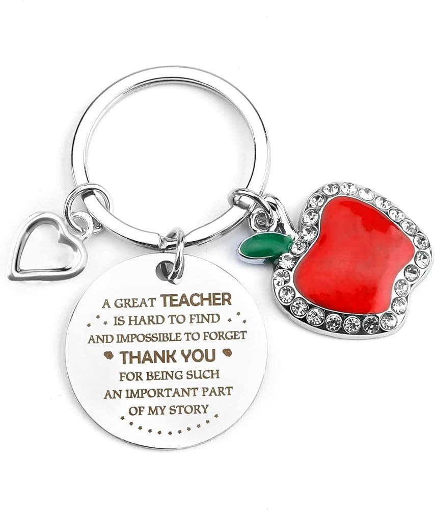 Teacher Appreciation Gifts from Student, Keychain Teacher Appreciation Week Gifts Teacher Graduat... | Amazon (US)