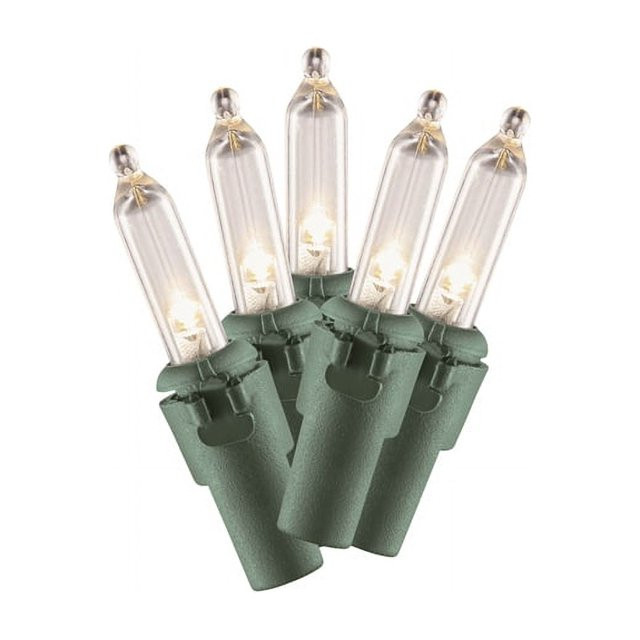 100-Count Mini Warm White Random Twinkling LED Christmas String Lights, Green Wire, by Holiday Ti... | Walmart (US)