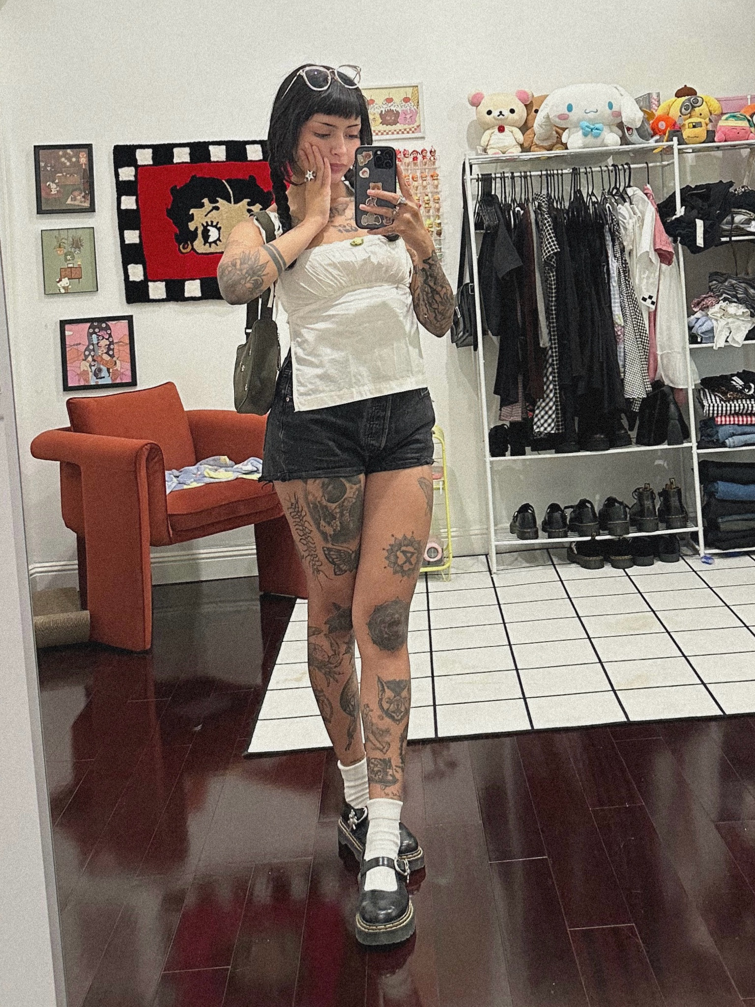 Summer outfit 🍋 top is on sale btw!<3 
Levi shorts + heaven x docs <3

#LTKSaleAlert #LTKStyleTip