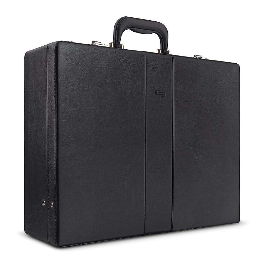Solo New York Attache - Carrying Case with Combination Lock, Business Brief, Large Main Compartme... | Amazon (US)