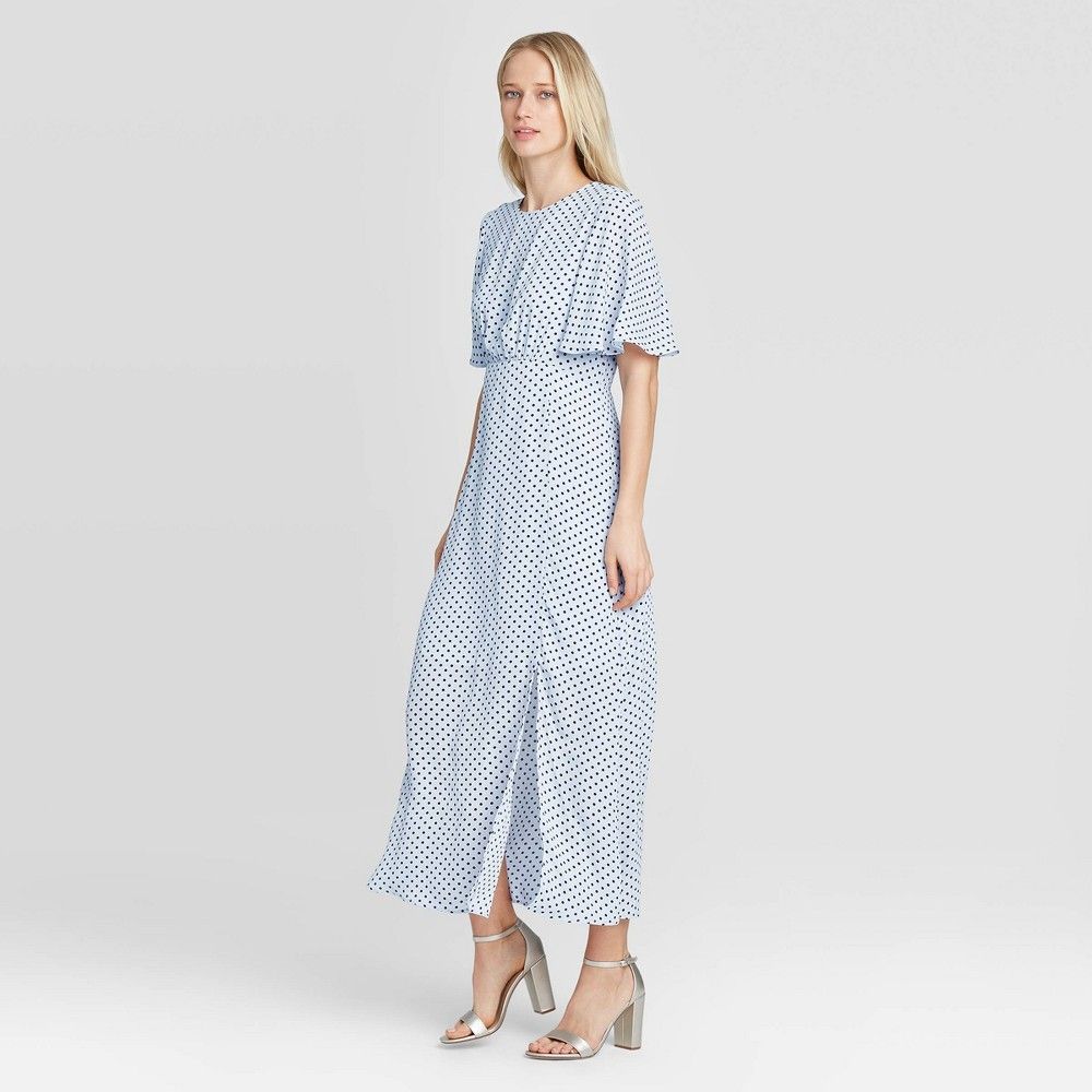 Woen's Polka Dot Short Sleeve Dress - Who What Wear™ | Target