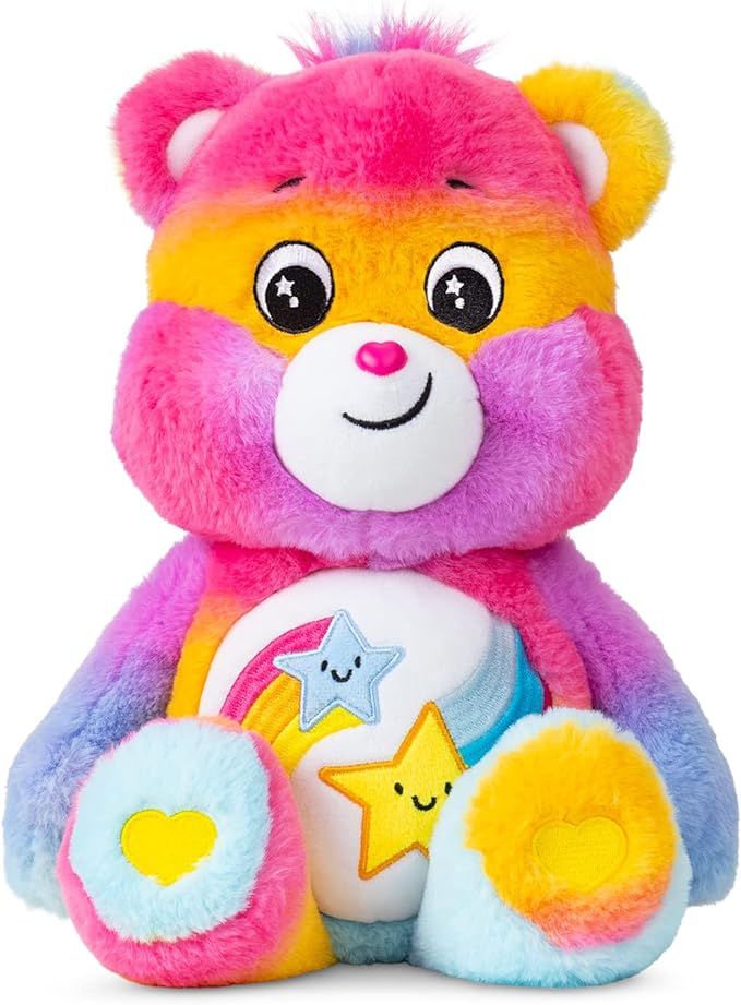 Care Bears Medium Plush Dare to Tie Dye Plushie for Ages 4+ – Stuffed Animal, Super Soft and Cu... | Amazon (US)