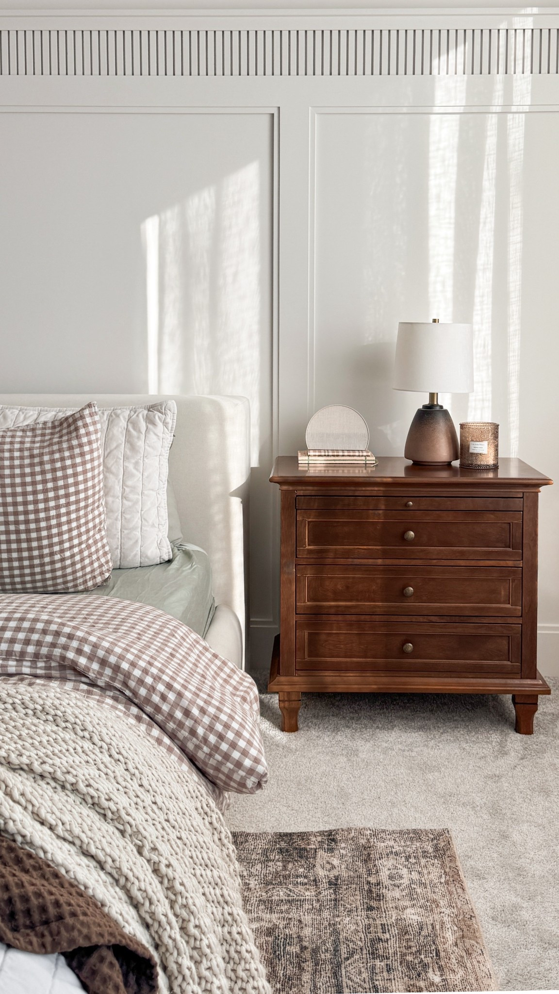 The most stunning dark wooden nightstands! Love the extra drawer space and built in outlets! The drawers also have built in compartments for easy organizing!

Color: walnut

Amazon finds, amazon home, amazon furniture, primary bedroom, bedroom future, bedroom dresser, bedroom finds, home decor

#LTKHome