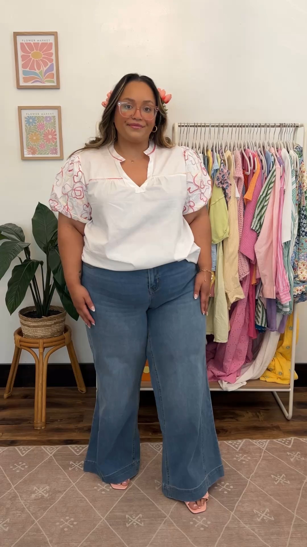 Spring and Summer workwear wear inspiration for the office - 1X Top 16W jeans 

#LTKPlusSize #LTKWorkwear #LTKFindsUnder50