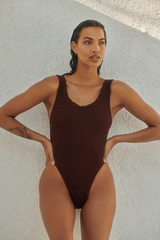 GNASH Towelling One-Piece Swimsuit | Free People (UK)