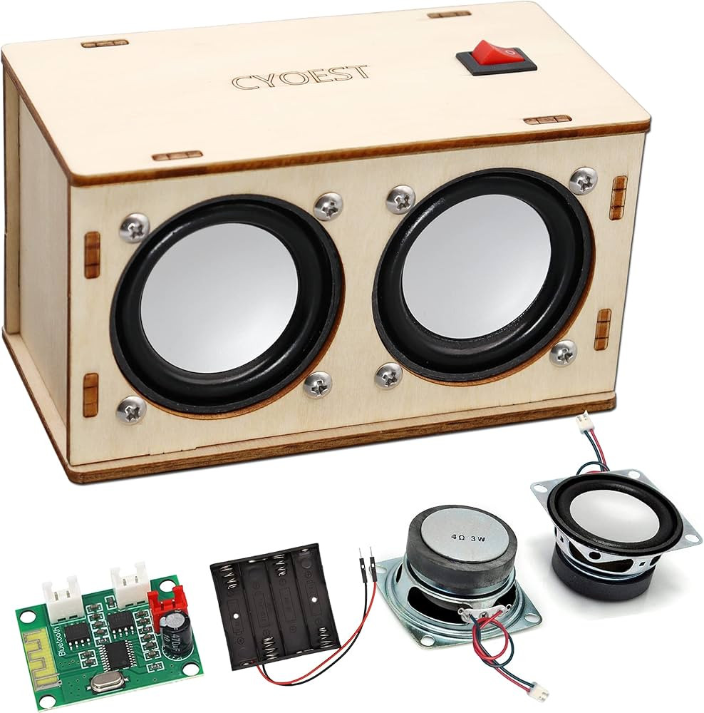 STEM Projects for Kids & Adults Build Your Own Bluetooth Speaker - Science Experiment Electronics... | Amazon (US)