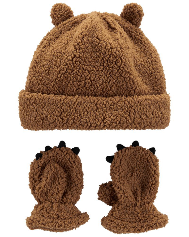 2-Pack Bear Hat & Mittens Set | Carter's