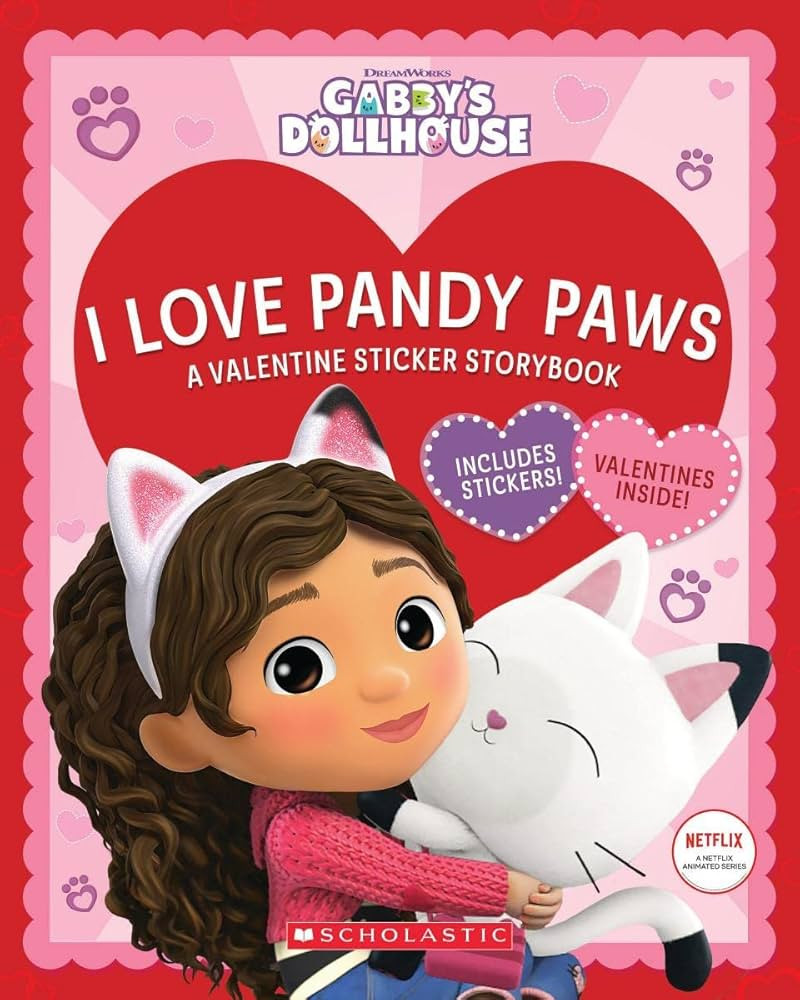I Love Pandy Paws: A Valentine Sticker Storybook (Gabby's Dollhouse) (Media tie-in) | Amazon (CA)