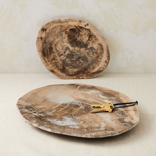 Petrified Wood Tray | West Elm (US)