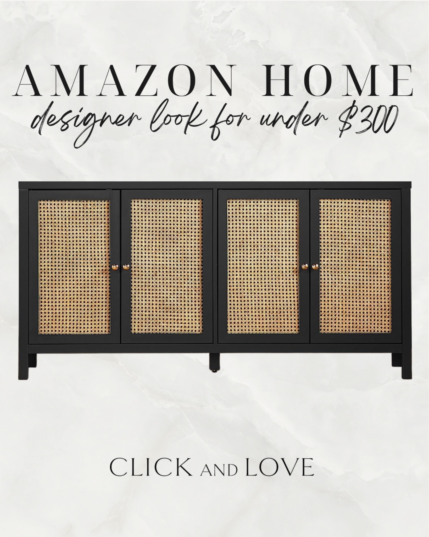 This pretty rattan sideboard is under $300 👏🏼 clip the coupon and get an extra 10% off! 

Sideboards, credenza, buffet, living room, dining room, bedroom, entryway, living room furniture, bedroom furniture, dining room furniture, look for less, rattan sideboard, black sideboard, budget friendly furniture, modern furniture, traditional furniture, transitional furniture, Amazon, Amazon home, Amazon finds, Amazon must haves, Amazon sale, sale finds, sale alert, sale #amazon #amazonhome

#LTKhome #LTKstyletip #LTKsalealert