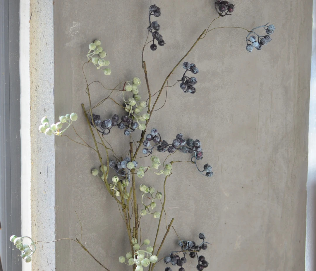 39" Long Stems Berries, Red Green Blue Berry Stems, Fake Berry, Faux Fruits, Decorations Crafts W... | Etsy (US)