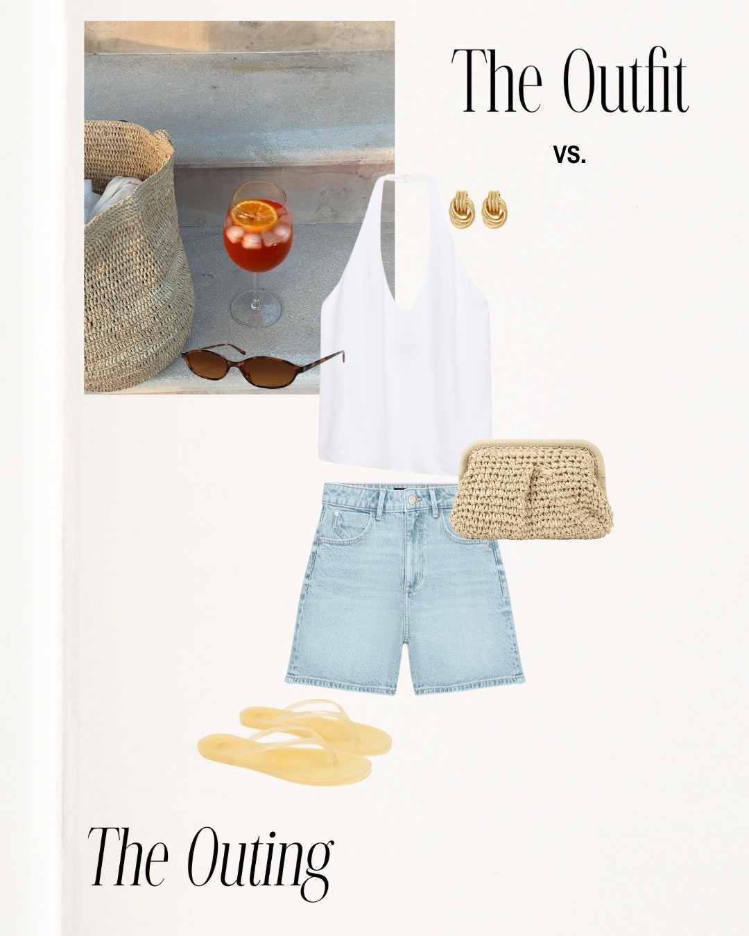 Loving this outfit for the summer!!!

Zara finds, Amazon accessories, jelly flip flops, jorts, summer outfit inspo, Zara top, clutch, vacation, tropical outfits, Hawaii