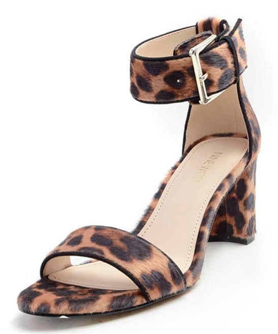 Nine West Women's Sandals NAMFB - Brown Cheetah Plydn Sandal - Women | Zulily