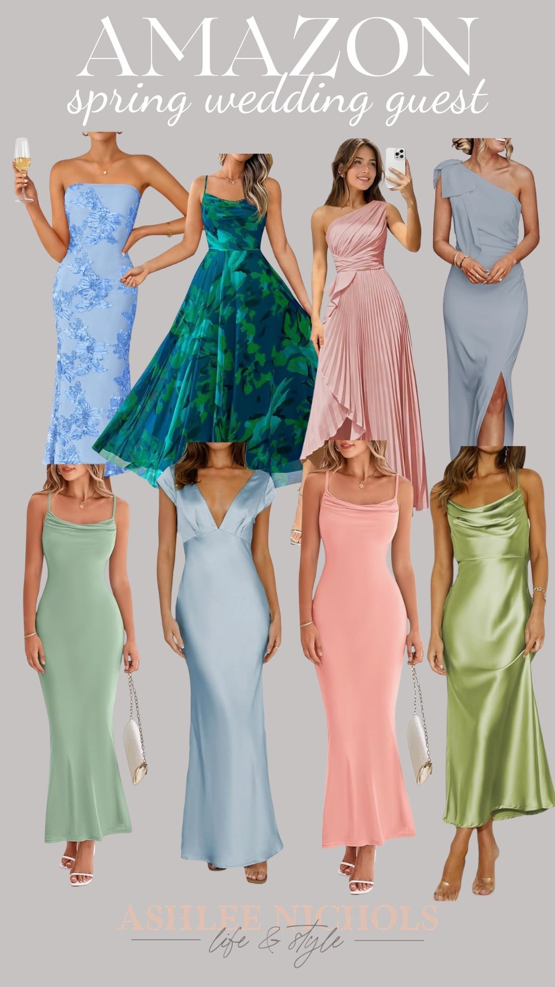 Spring wedding guest dresses from Amazon 