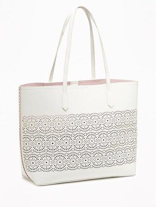 Laser-Cut Tote for Women | Old Navy US
