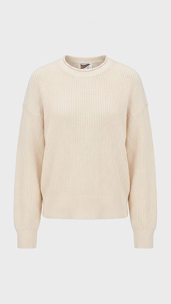 Madewell The Arden Crewneck Sweater Canvas XS | Shopbop