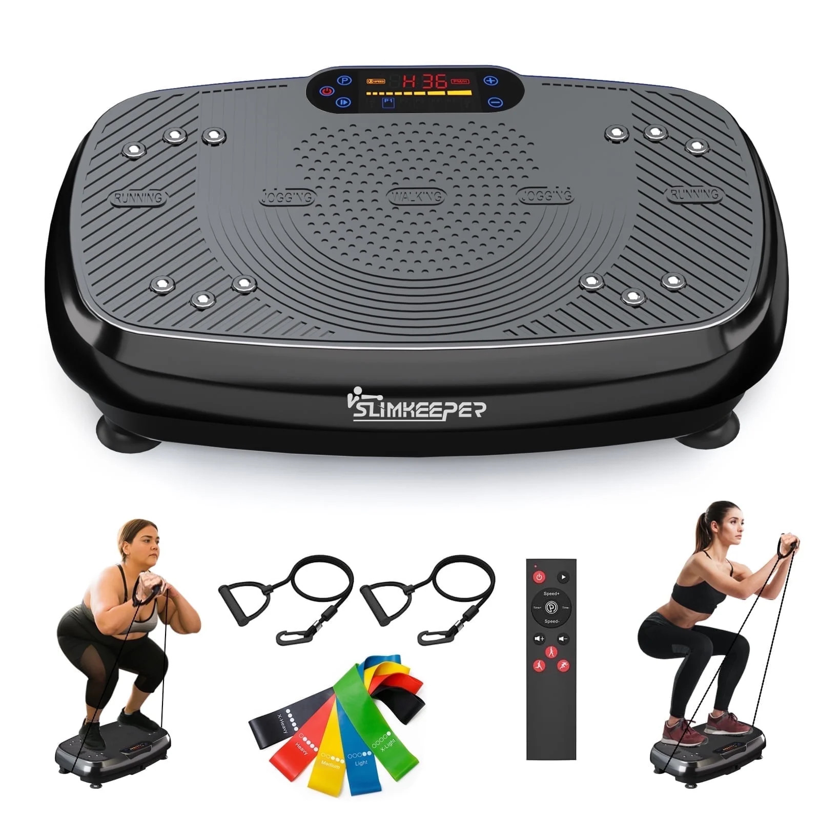 SLIMKEEPER Vibration Plate Exercise Machine for Home Fitness & Whole Body Workout, 330 Lbs Capaci... | Walmart (US)