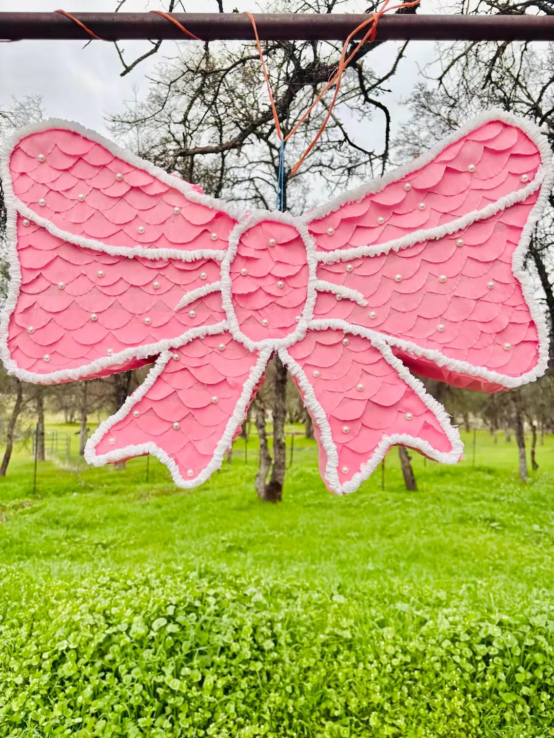 Pink Bow With Pearls Piñata – Elegant and Stylish Party Decor - Etsy | Etsy (US)