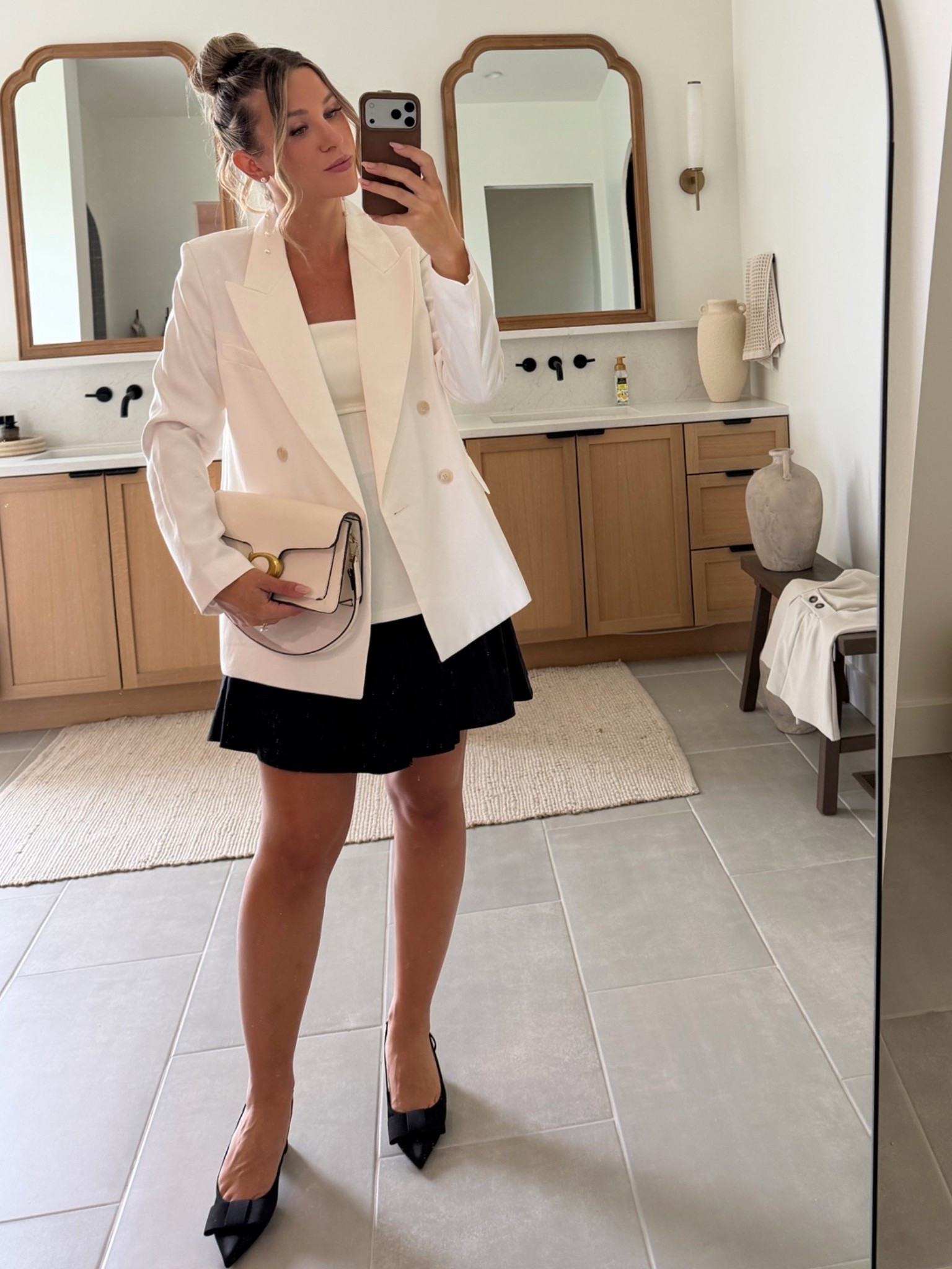 Sunday outfit 🤍✨ skirt is sadly out of stock and shoes are Zara sale but linked everything I could!

#LTKootd
