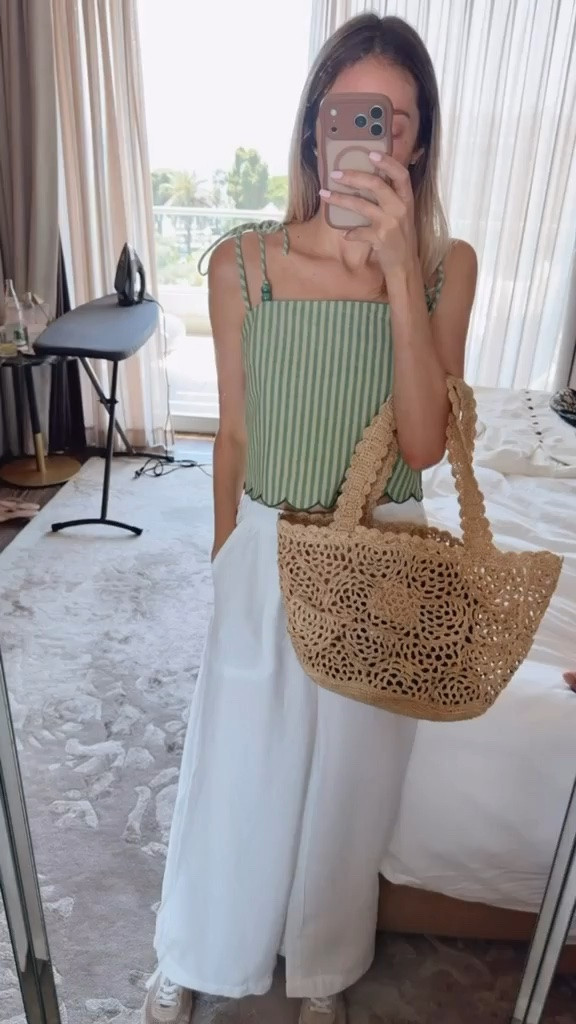 Summer outfit idea 
This too is from a set, and I live sets that you can still match with other things, these pants are Flowy and breathable. Everything runs true to size I’m wearing size small
Summer outfits 
Summer dresses 
Summer outfits over 40

#LTKootd #LTKOver40 #LTKU