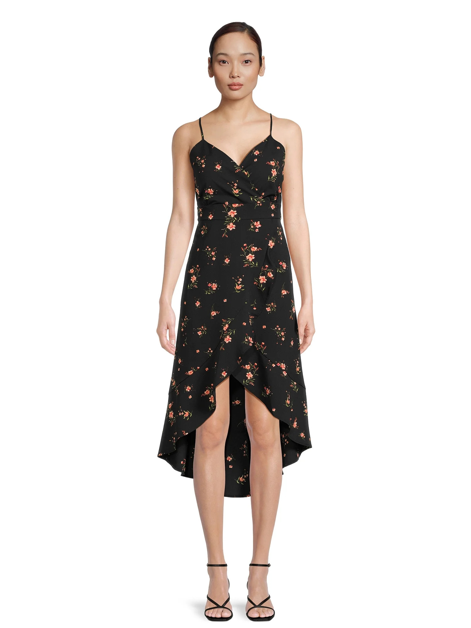 No Boundaries Juniors Sleeveless High Low Dress, Sizes XS-XXXL - Walmart.com | Walmart (US)