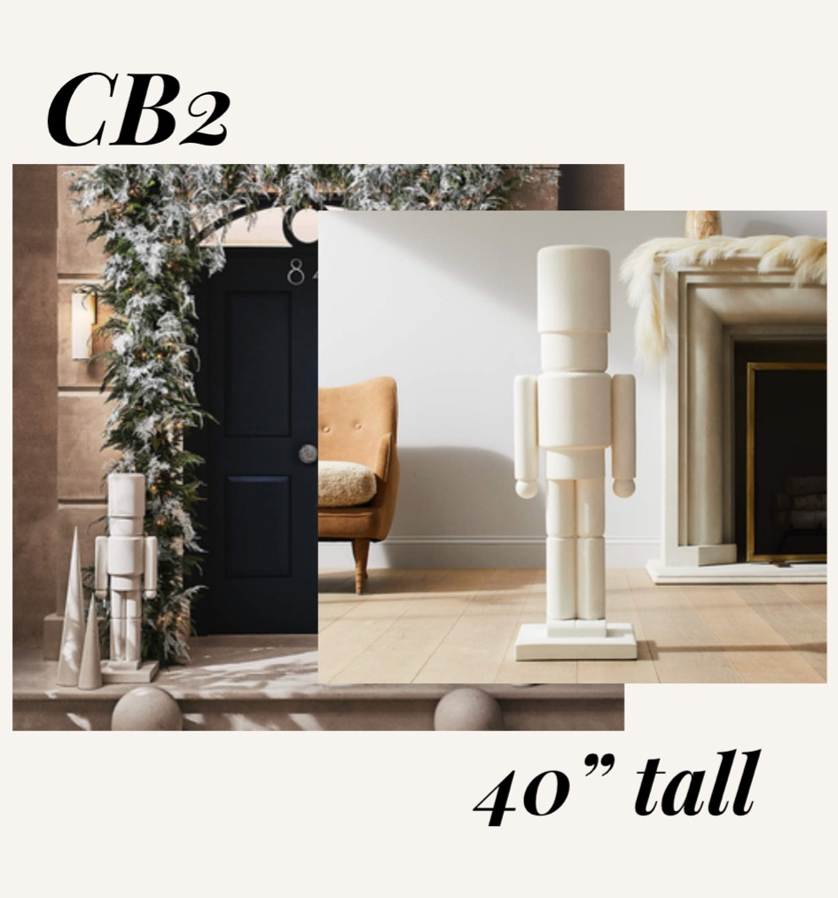 Front door Christmas decorations, entry way Christmas decor, life size nutcracker, concrete nutcracker 

#LTKSeasonal