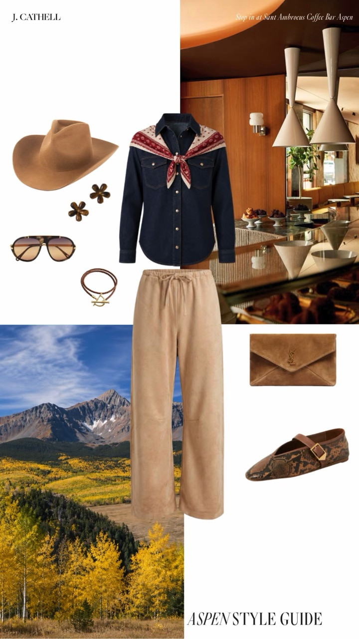🍂 Aspen in the fall is equal parts mountain escape, incredible food, and some of the best western-inspired style of the season.

In A Fall Style Guide to Aspen, I’m sharing 11 chic outfits for a luxe getaway out west, plus a few of my favorite Aspen spots and the places still on my list for next time. Think rich suede, warm layered textures, polished boots, statement jackets, and elevated western pieces that feel perfectly at home in the mountains.

Whether you’re headed to Aspen this fall or simply love the luxe western look, tap to shop all 11 outfits and start planning your own mountain moment. 🤎🏔️✨

#LTKStyle #AspenStyle #FallFashion #WesternStyle #AspenOutfits #MountainChic #LuxeWestern #FallTravel #SuedeStyle #OutfitInspiration #LTKFinds

#LTKTravel #LTKSeasonal #LTKOver40