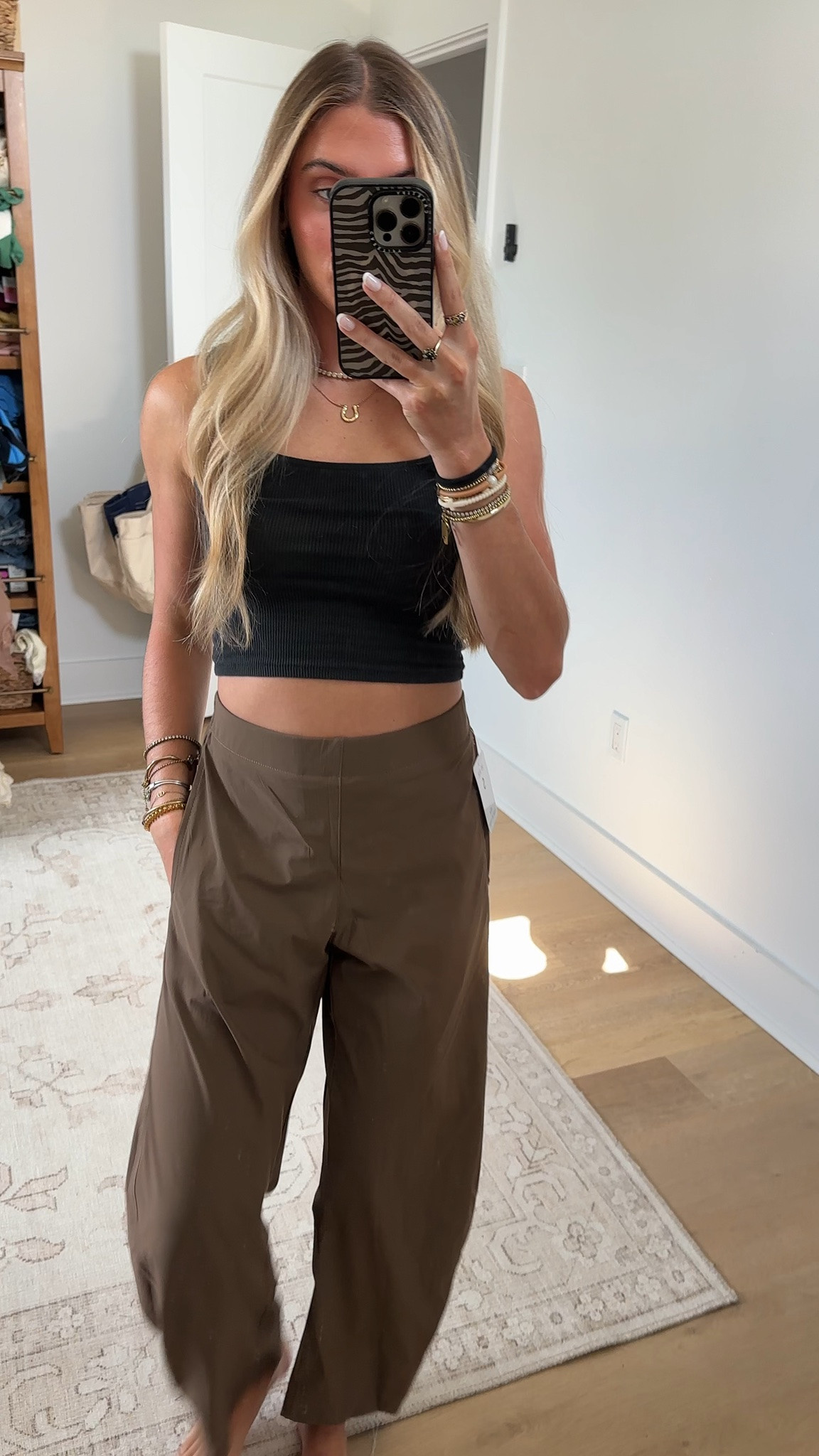 Amazon size small Songling Womens Barrel Pants Wide Leg High Waisted Ankle Business Work Pants Travel Casual Trousers with Pockets

#LTKootd #LTKWorkwear #LTKTravel