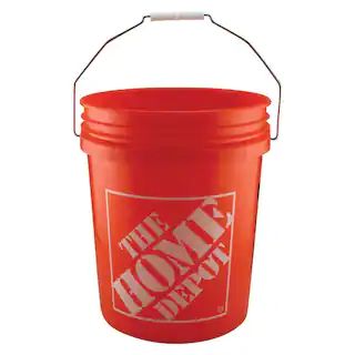 5 Gallon Orange Homer Bucket | The Home Depot