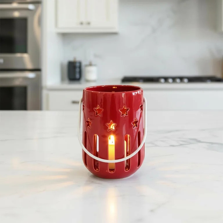 Star Lantern, Red, 6.25", Patriotic by Way To Celebrate | Walmart (US)