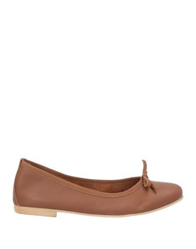 Geneve Woman Ballet flats Brown Size 7 Leather | YOOX (US)
