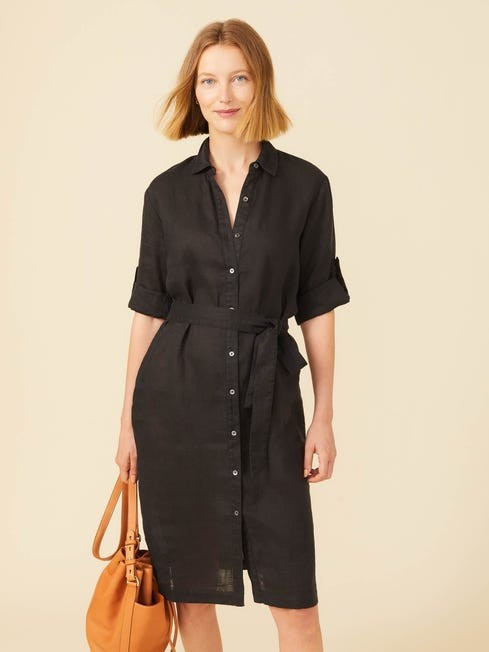 Miranda Linen Shirtdress | J.McLaughlin